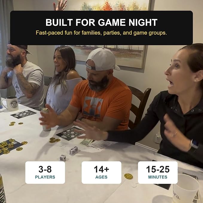 The Ultimate Dice Game for Family Game Night - Fun Family Games for Adults, Teens & Kids Ages 14+