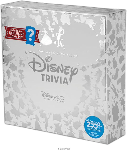 The Magical World of Disney Trivia Games – Board Games for Family Night, Family Games, Multi-Player Board Game, Family Board Game, Travel Games, Disney Game, Ages 6+