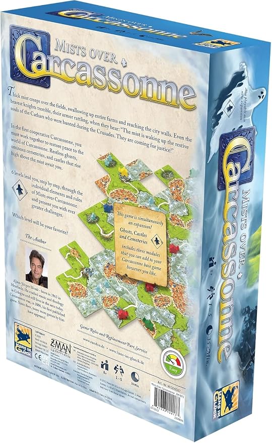 Mists Over Carcassonne Board Game | Territory Building Strategy Game | Cooperative Family Game for Kids and Adults | Ages 8+ | 1-5 Players | Average Playtime 45 Minutes | Made by Z-Man Games