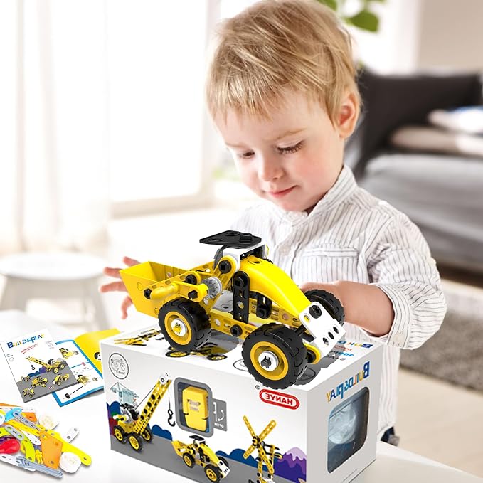 choopheme 10 in 1 Stem Toys for 5 6 7 8 9+ Year Old Building Block Kit Stem Activities Projects Boy Toys Age 4-8 5-7 6-8 8-10 Creative Set Educational Engineering Excavator Construction Birthday | Stem Activities Projects 4-8 5-7 6-8 8-10 Creative Set ...