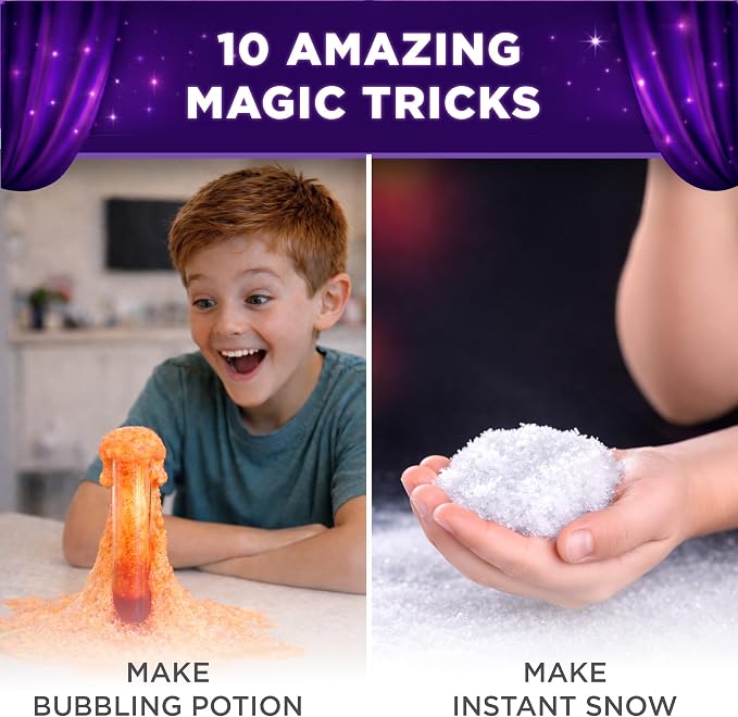 Doctor Jupiter Magic Science Experiments Kit for Kids Ages 8+ | Magic Tricks, Science Kits for Kids Ages 8-12, Birthday Gift Ideas for Boys & Girls 8, 9, 10, 11, 12 Year Olds, STEM Toys
