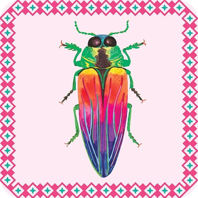 eeBoo Little Beetles Memory & Matching Game, Ages 3+, 1-4 Players | Introduces beetle species & vocabulary. Sharpens recognition, concentration & memory skills. Includes 36 tiles, 18 pairs