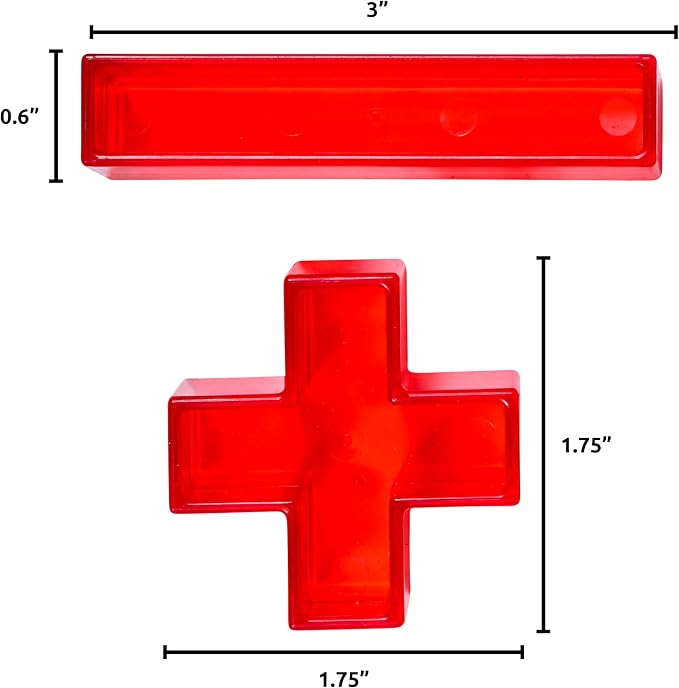 Spark & Wow Light Table Blocks, 12 Shapes, Two Colors | Toddler Sensory Building Blocks, Translucent Light Table Manipulatives, Sensory Toys for Toddlers
