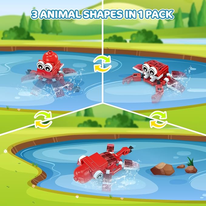 INSOON 30 Packs Animal Party Favors for Kids, 810 PCS Mini Animal Building Block Toy Set for Goodie Bag Fillers Classroom Prizes Easter Birthday Children's Day for Boys Girls Student Ages 6+ | 810PCS Mini Animal Building Toy Set for Goodie Bag Fillers ...
