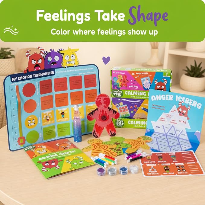 Open The Joy Calming Crafts Kit – Kids Mindfulness & Stress Relief