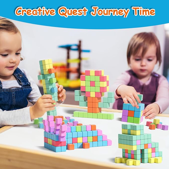 Apluses Magnetic Blocks, Magnet Building Cubes for Kids Ages 3-5, STEM Educational Sensory Autism Montessori Preschool Toys, Gifts for Kids Ages 4-8 Year Old Boys and Girls
