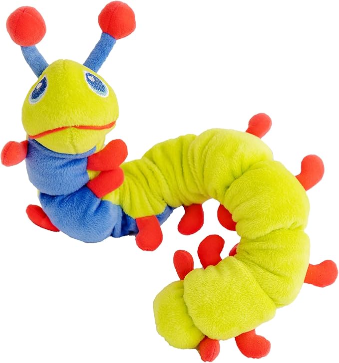 Calmee the Caterpillar Weighted Sensory Plush Toy for Kids, Breathing Exercise & Calming Tool for Focus and Emotional Regulation, SEL Mindfulness Toy for Home & Classroom. Soft, Durable, & Washable.