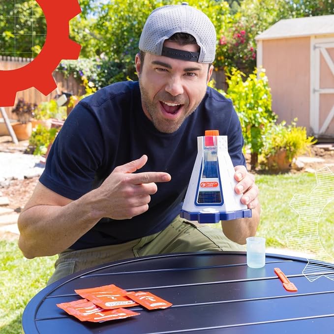 CrunchLabs by Mark Rober, Elephant Toothpaste Blast Kids Toys, Science Toys | Includes safety glasses, QR video access, and 6 repeatable blasts, toys for 8+ year old boys and girls