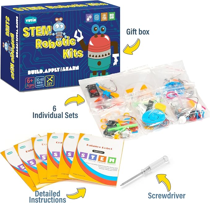 Robotics Science Kits for Kids Crafts Age 8-12, STEM Building Toys 8-13 | Robotics Science Kits for Kids Crafts Age 8-12, STEM Building Toys 8-13