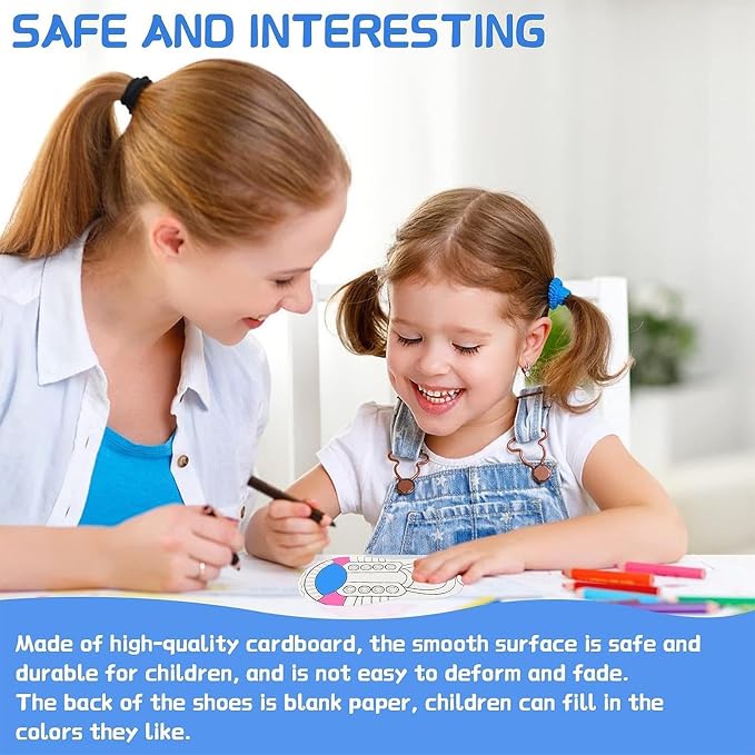 Shoes Tie Practice for Toddler, Learn to Tie Shoes, Fillable Shoelace Threading Teaching Lacing Tool, Shoe Tying Practice Toy for Boys Girls, 2 Pack, IA05HS6845V0E5G9