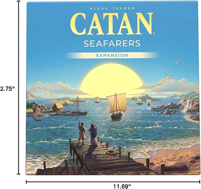 CATAN Seafarers Board Game Expansion (6th Edition) Strategy Game for Kids and Adults, Ages 12+, 3-4 Players, 60 Minute Playtime, Made by Catan Studio | Strategy Game for Kids and Adults, Ages 12+, 3-4 Players, 60 Minute Playtime
