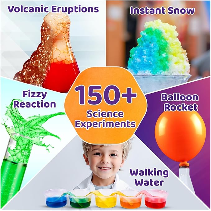 Smartivity Legendary Mega 150 Science Experiment Kit for Kids, Smart Birthday Gifts, Educational Science Experiments for Boys & Girls, STEM Toys for Learning & Fun for Age 6, 7, 8, 9, 10, 11, 12,14 | 150+ Amazing Science Experiments | STEM Educational ...