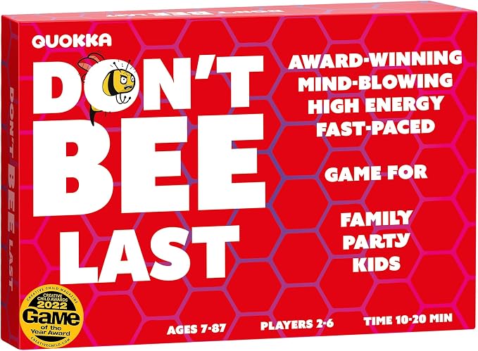 QUOKKA Family Board Games for Kids 8-12 - Party Game for Kids & Adults Game Night - Fast Paced | Easy to Learn | 2-6 Players - Card Game for Teen Boys and Girls Ages 6 7 10 Year Olds | Card Game for Teens, Kids Ages 7-10 - Party Game for Kids and Adult...
