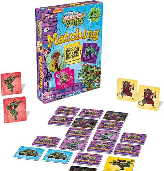 Wonder Forge Teenage Mutant Ninja Turtles Matching Game-Fun & Quick Memory Game for Kids | Engaging Toy for Ages 3-5 Years | Ideal for Solo or Family Play