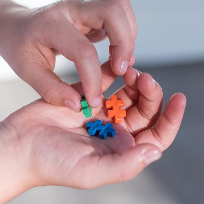 PLUS PLUS Alien Tube - 3D Figure Building Block Set | Mini Waffle Blocks, Space Stem Toys, Kids Airplane Activities, Christmas Stocking Stuffers for Kids, Gifts for Boys & Girls