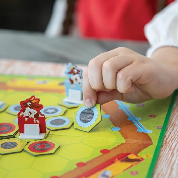 Peaceable Kingdom Bouncin’ Billy Goats Board Game | A cooperative game where players team up to win together, for 2-3 players. Ages 5+.