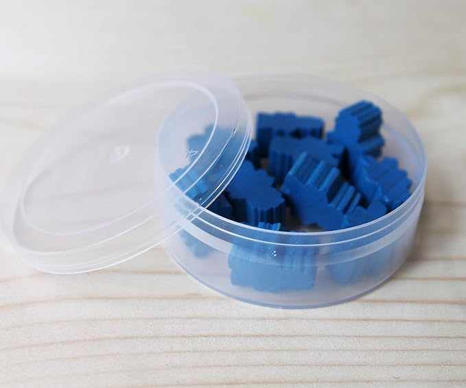 BitsBins Board Game Piece Storage and Organizers, Accessories that Organize Tokens, Meeples and Components Both in the Game Box and During Game Play | Includes 16 BitsBins Pods | Measure 2.5" X 1"