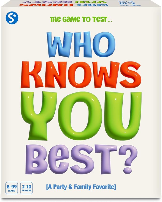 Skillmatics Who Knows You Best? – Card & Board Game for Family Game Nights | Conversation Game for Kids, Boys, Girls, Teens & Adults, Fun for Parties, 200 Questions, Gift for Ages 8, 9, 10 and Up
