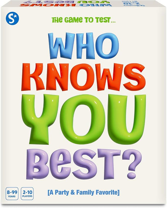 Skillmatics Who Knows You Best? – Card & Board Game for Family Game Nights | Conversation Game for Kids, Boys, Girls, Teens & Adults, Fun for Parties, 200 Questions, Gift for Ages 8, 9, 10 and Up