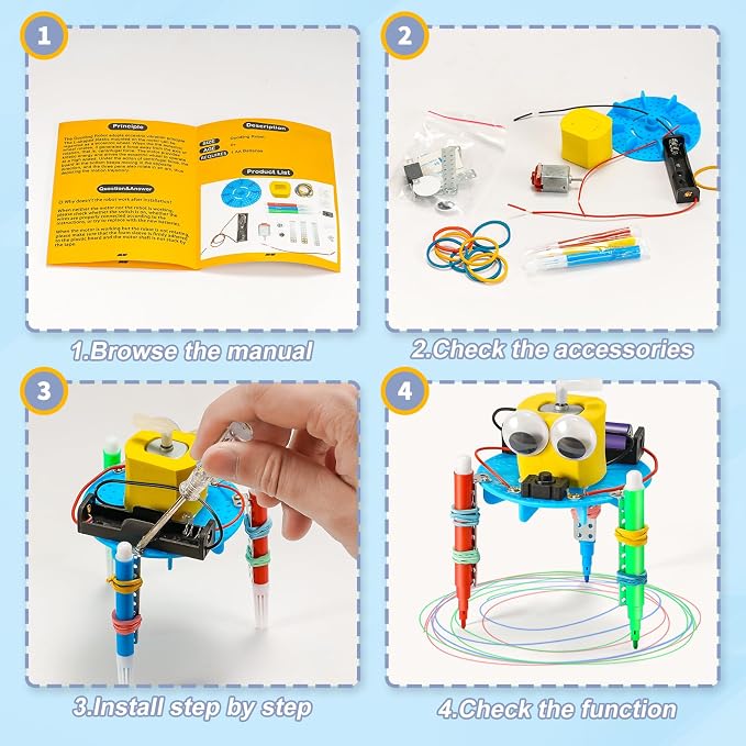 Robotics Science Kits for Kids Crafts Age 8-12, STEM Building Toys 8-13 | Robotics Science Kits for Kids Crafts Age 8-12, STEM Building Toys 8-13