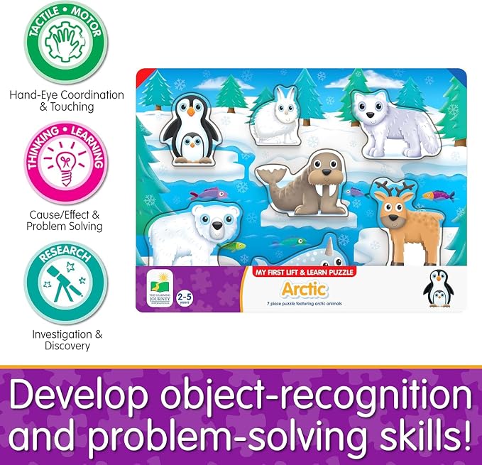 My First Lift & Learn Arctic Puzzle By The Learning Journey