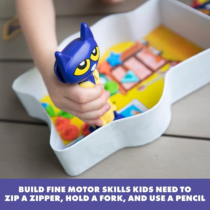 Educational Insights Pete The Cat I Love My Buttons Game - Shape Matching Games for Toddlers 3-5, Turn-Taking Kids Games, Toddler Fine Motor Skills Toys, Preschool Learning Activities | Shape Matching Games for Toddlers 3-5, Turn-Taking Kids Games, Tod...