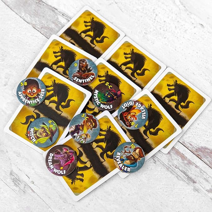 Bezier Games One Night Ultimate Daybreak | Standalone Hidden Role Mystery with Social Deduction, App-Supported Bluffing Experience, 3-7 Players, 10 Minutes