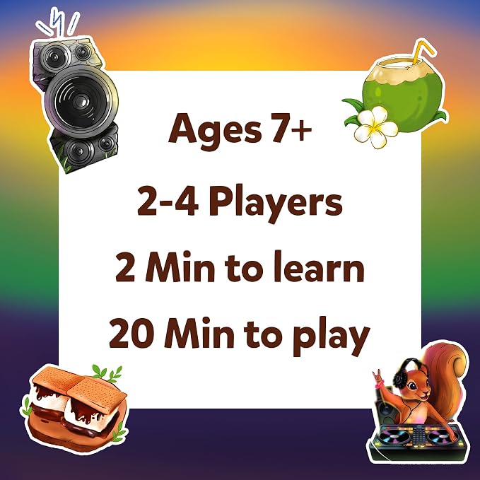 Skillmatics Card Game – Jungle Party, Fun Family Card Game, Fast-Paced | Game of Strategy & Luck, Party Game, Screen-Free, Gift for Girls & Boys Ages 7, 8, 9 & Up