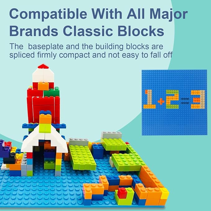 300 PCS Building Bricks Compatible with Lego Classic - 300 Pieces Basic Bulk Building Blocks in Random Color - Mixed Shape (300PCS)