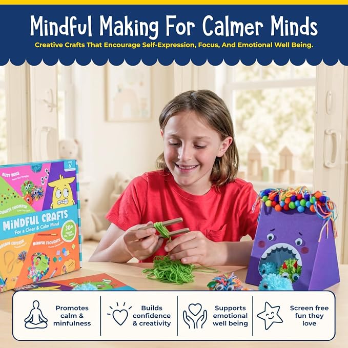 Open The Joy Mindful Crafts Kit – Kids Emotional Regulation & Art
