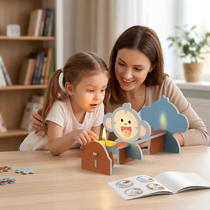 STEM Pinhole Imaging Kit, Explore Light Propagation | Build a pinhole imager! See light travel straight, inverted images. Explore shape & brightness. Safe STEM fun.