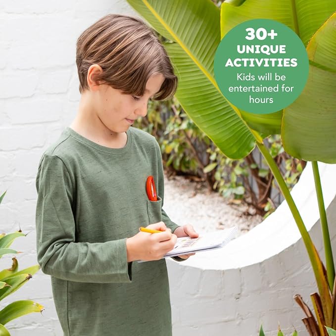 Tiger Tribe: Outdoor Adventure Set for Kids, Engaging Nature Exploration Activity Kit with Chalk, Magnifying Glass & More for Ages 5+