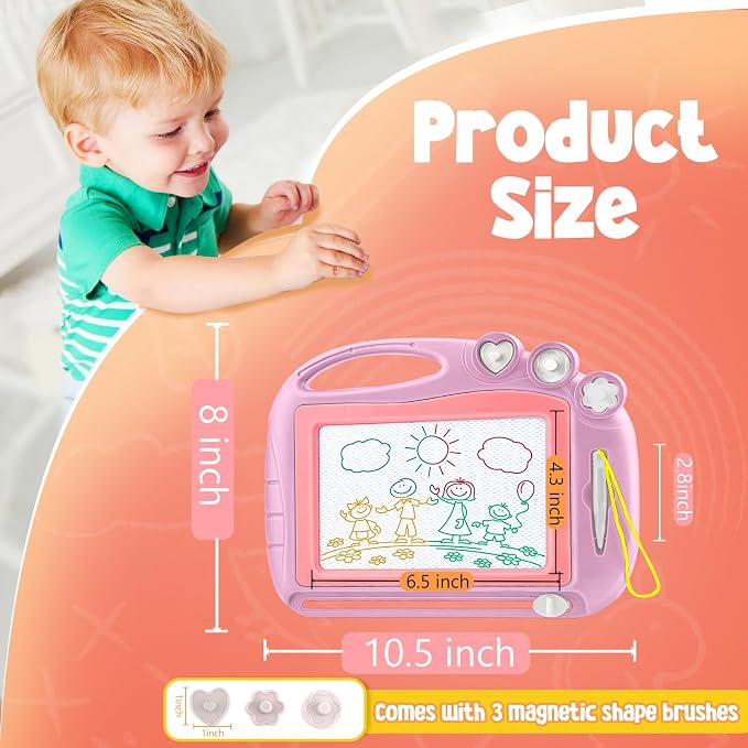 Magnetic Drawing Board for Boys Girls, Drawing Board, Birthday Easter Christmas Hallowee Toy Gifts for Boys and Girls
