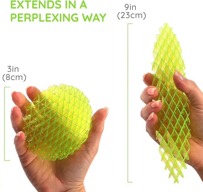 Morf Worm 3D Sensory Figgy Fidget Toy, Green, Small | Quiet Fidget Toy: Sensory Figgy toy for focus and stress relief; satisfying tactile play for classrooms, desks, and travel