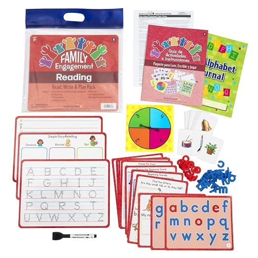 Really Good Stuff Family Engagement Reading, Read, Write & Play Pack | Ages 5+, Kindergarten+