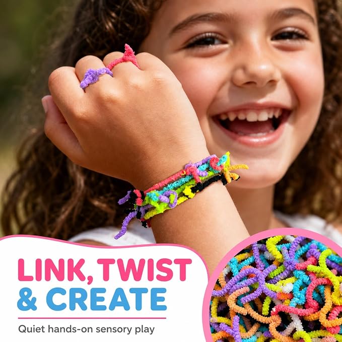 GushySnow® Latex material Stretchy Sensory Fidget Noodles for Kids & Adults-Bulk Pack Tactile Rubber Fidget Toys for Autism,ADHD,Stress Relief, Fine Motor Skills-Quiet Classroom & Calming Sensory Play