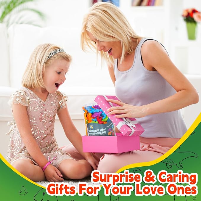 Dinosaur Toys,Color Sorting Toys for Kids,Montessori Education Learning Activities Sensory Training & Counting Games Christmas Stocking Stuffers Gifts for 3 Year Old Boys Girls