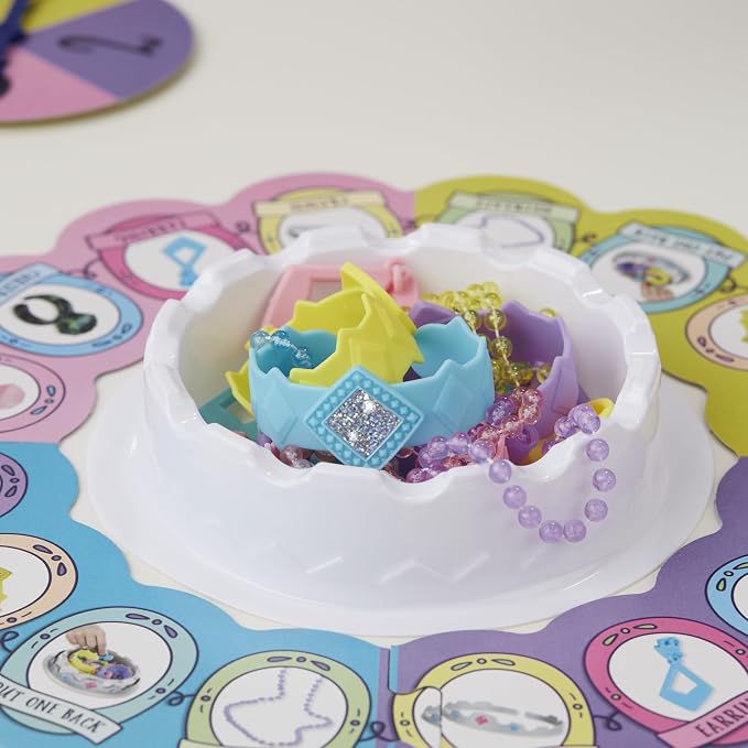 Pretty Pretty Princess Board Game, Classic Jewelry Dress-Up Games for Kids, Family Games for 2-4 Players, Kids Board Games, Ages 5 and Up