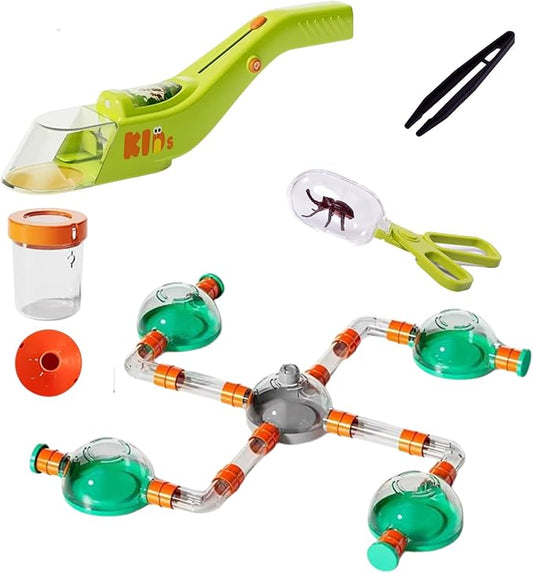 Bug Catcher for Kids – Bug Catching Kit with Modular Bugs Maze, Bug Terrarium for Kids, STEM Outdoor Science Toy & Bug Farm for Kids Ages 4–8