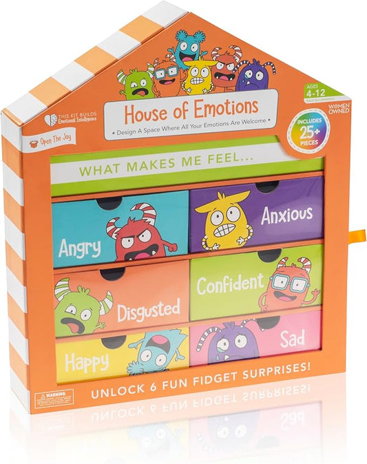 Open The Joy House of Emotions – Kids SEL DIY Emotional Craft Kit