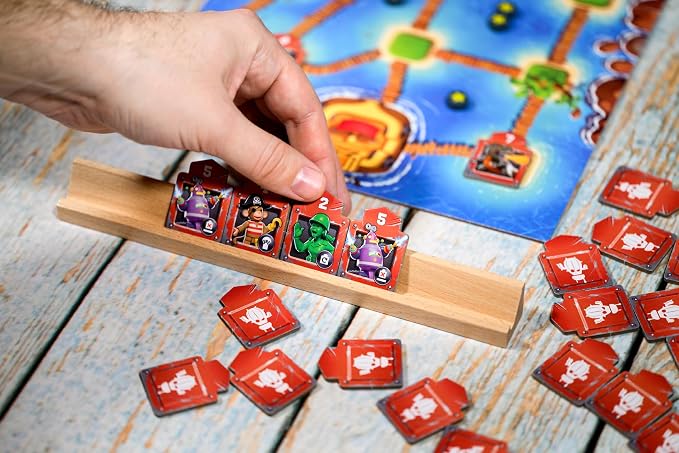 Toy Battle Board Game | Tactical Tile Placement and Troop Strategy Game with 8 Unique Terrains, Fun for Kids & Adults, Ages 8+, 2 Players, 15 Mins