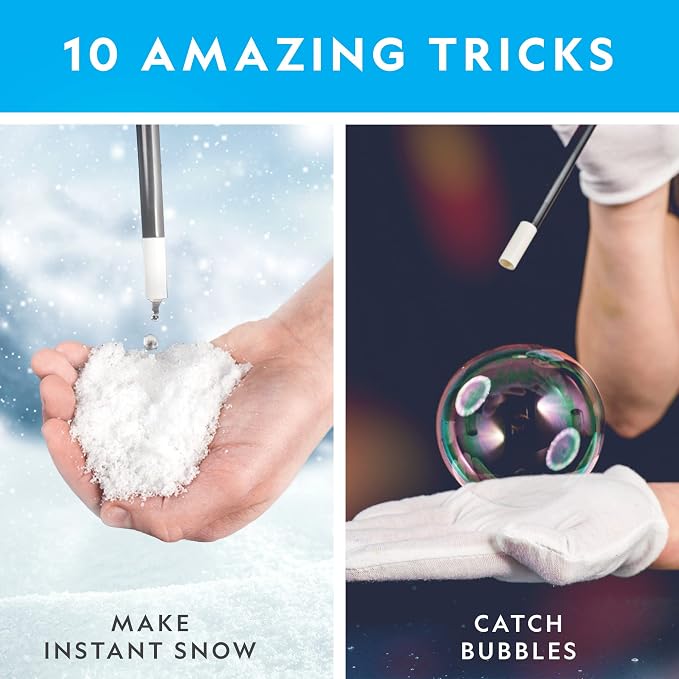National Geographic Magic Chemistry Set with 10 Tricks for Kids Ages 8-12 | Science Experiments, STEM Projects, Science Toys, Hands-On Learning, Magic Tricks, Birthday Gift
