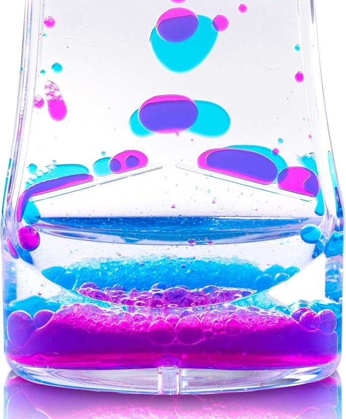 Super Z Outlet Liquid Motion Bubbler for Sensory Play, Fidget Toy, Children Activity, Desk Top, Assorted Colors (1 Piece) (Pack of 3)