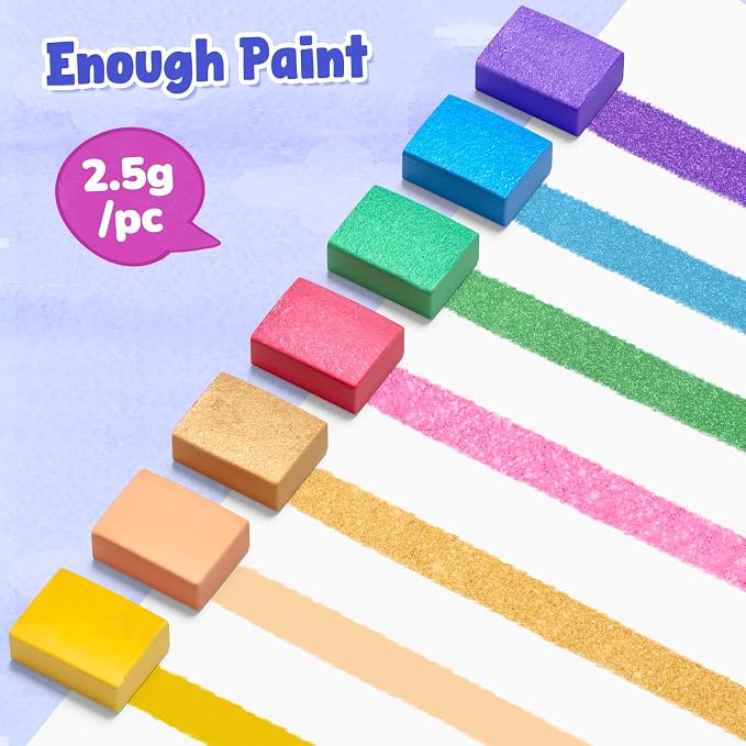 JoyCat Paint with Water Coloring Books for Toddlers (Elf Friends) | Watercolor Painting Set for Kids Ages 3-5 & 4-8, Arts & Crafts Drawing Activity Travel Toy, Birthday Gifts for Boys & Girls