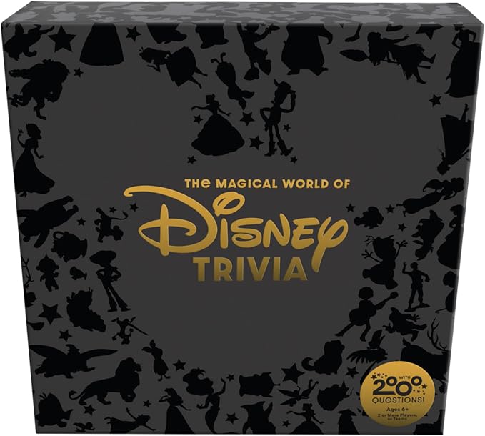 Disney Trivia Board Games for Family Night, Travel Games, Strategy Game, 6+ | Disney Toys, Family Game Night, Travel Games, Screen-Free, Holiday Game, Kids Board Game, Strategy Games
