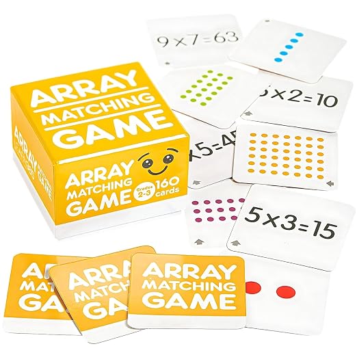 Fun Express Array Matching Game for Kids - 161 Pieces | Educational And Learning Activities