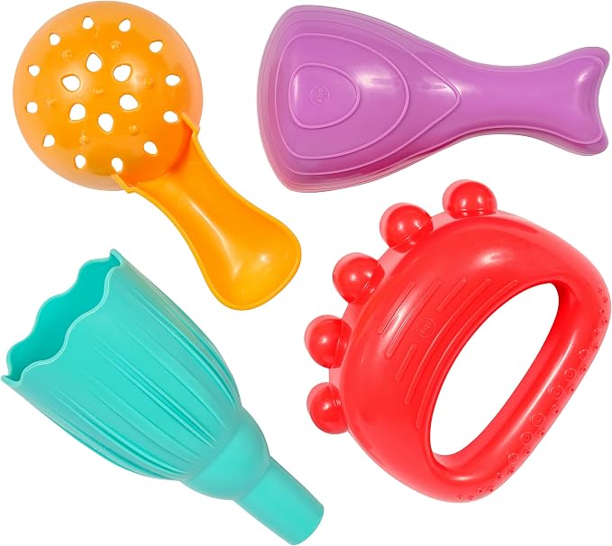 SPARK & WOW Sensory Bin Tinker Tools, 4 Sensory Table Accessories | Small Shovels for Kids, Sandbox Toys for Toddlers