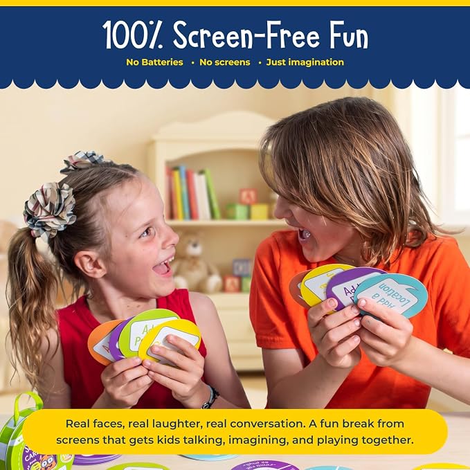 Open The Joy Creative Storytelling Card Game – Kids Feelings Family