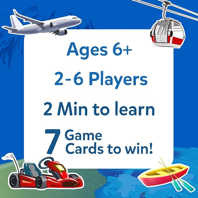 Skillmatics Guess in 10 – Things that Go, Educational & Trivia Card Game