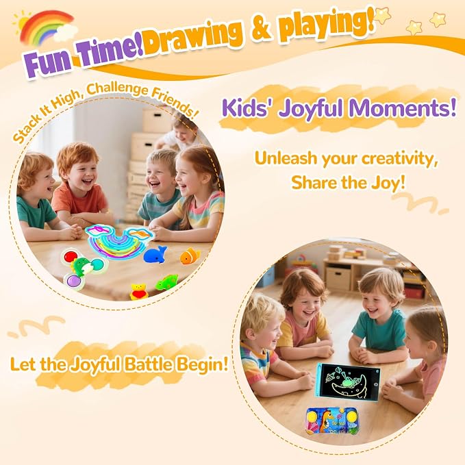 21 Pack Fidget Sensory Toys Set, Stress Relief Toys for Kids Ages 3-12 | Squishy fidget toys for stress relief, travel play, goodie bag stuffers, classroom prizes, party favors, ages 3-12